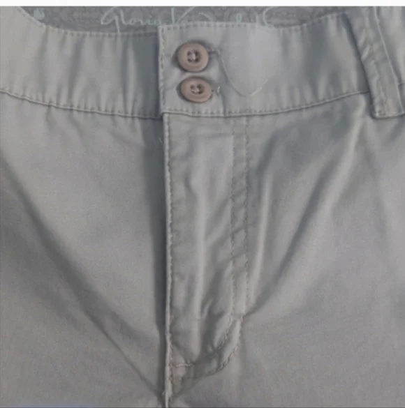 Khaki Shorts Tan Size 10 Gloria Vanderbilt Walmart Spring Summer - Picture 6 of 7